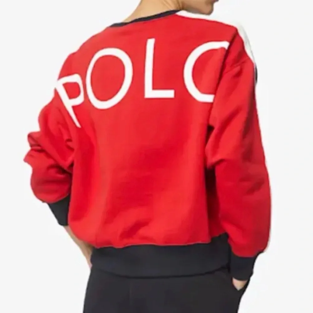 Polo Ralph Lauren Women's Color-Blocked Fleece Sweatshirt Size XL - Picture 2 of 9